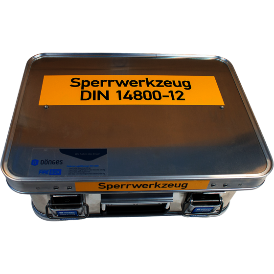 Leerkoffer für Sperrwerkzeugkasten DIN 14800 - SWK