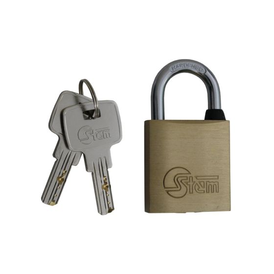 Padlock with dimple key system housing: 30 x 33