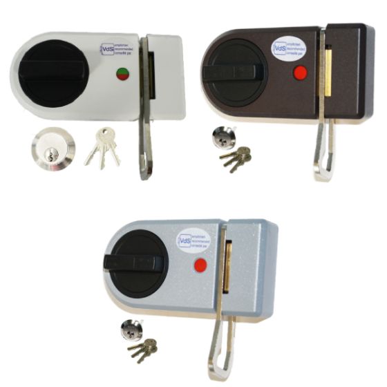 IKON box lock with locking bar and external cylinder + 3 keys