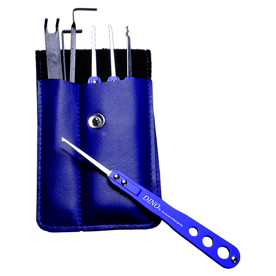 Pick Set "Blue-Stainless 7" 