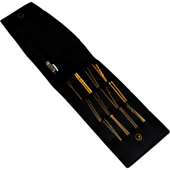 Pick Set ZIEH-FIX® Pick Needle Set "Novum" in "LOCKMASTER®"  leather case