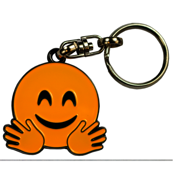 Smiley keychain emoji handy "hug" stable