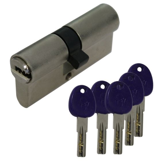 Double profile cylinder dimple system 7160 incl. 5 dimple keys