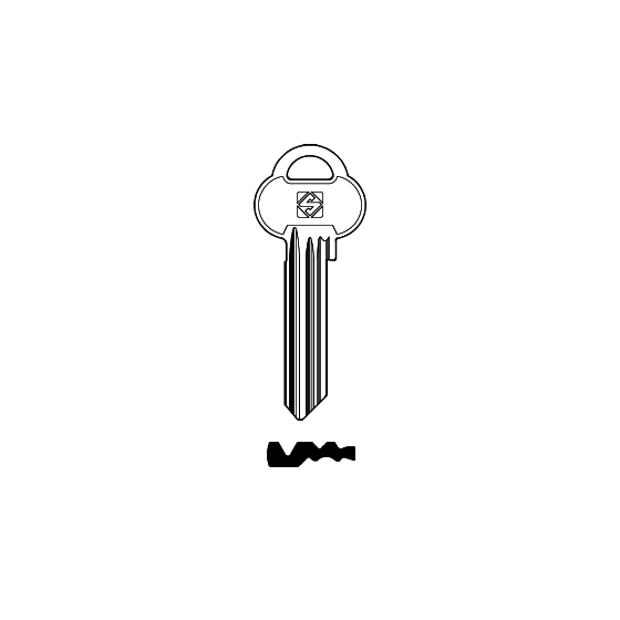 Schlüsselrohling ASS183R für ASSA PE