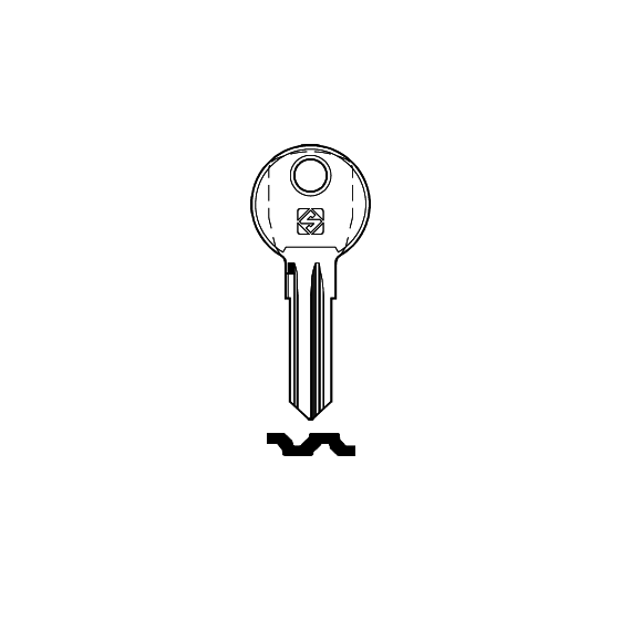Schlüsselrohling ASS187R für ASSA