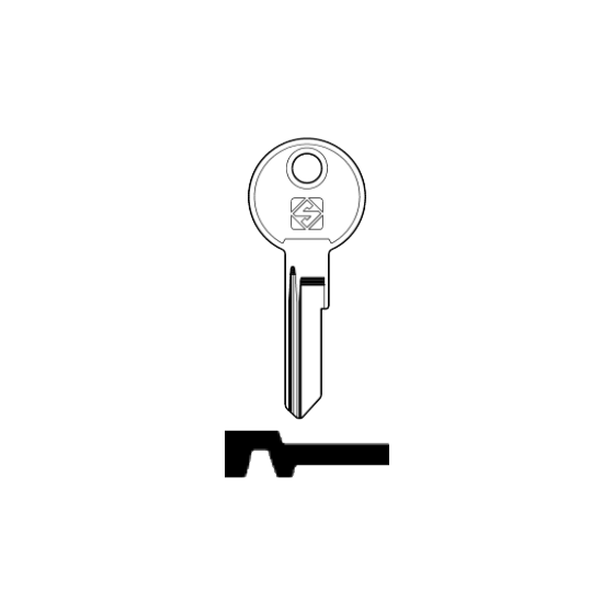 Schlüsselrohling BAB15 für BAB