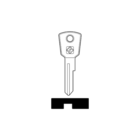 Schlüsselrohling BAB20 für BAB