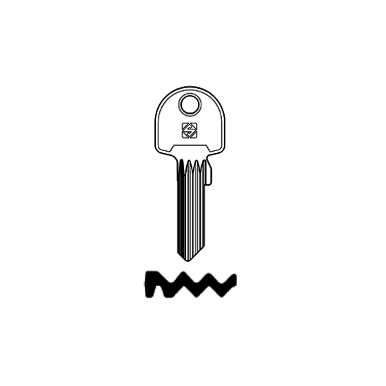 Schlüsselrohling BAI31XL für BASI