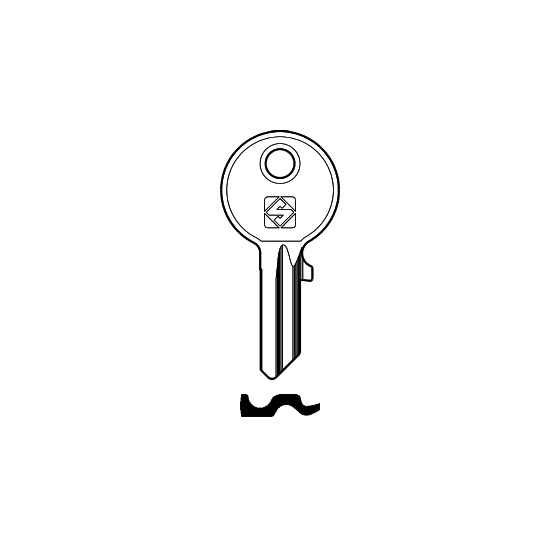 Schlüsselrohling BK11R für BKS