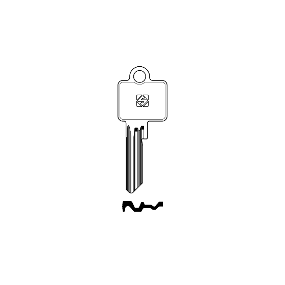 Schlüsselrohling BK16 für BKS