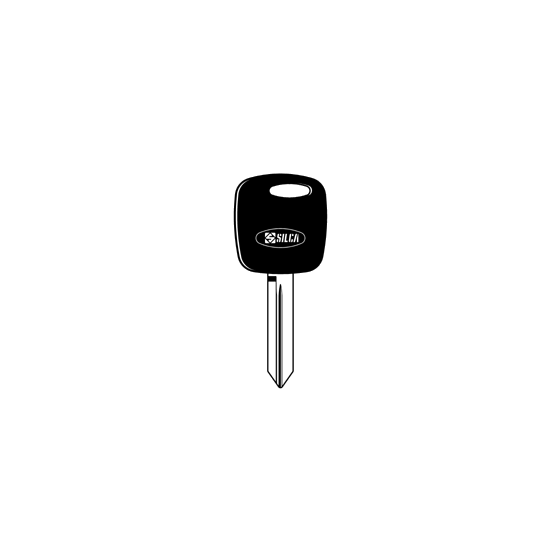 Key shell FO38RTE without transponder for FORD