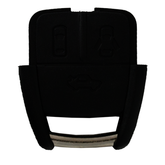 Remote Shell with 3 buttons for OPEL (width version new)