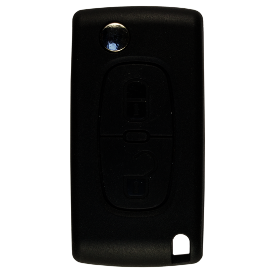 Flip key Shell with 2 buttons for Peugeot HU83