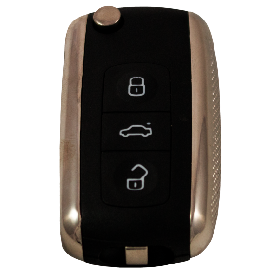 Flip key for BMW with 3 buttons Chrome