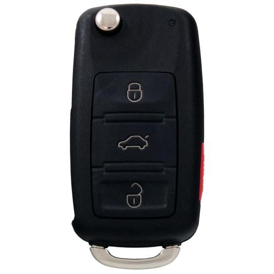Klappschlüssel für VW (433 MHz) mit Panik Knopf