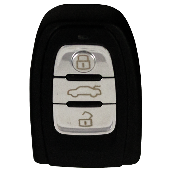 Key shell with 3 buttons for AUDI Keyless