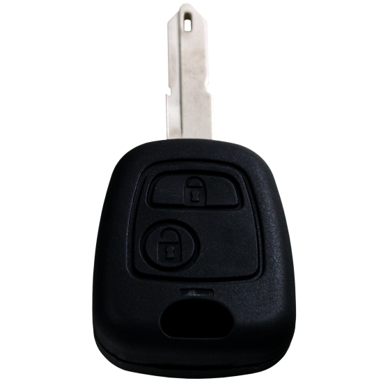 Key case with 2 buttons for Citroen with NE72 profile