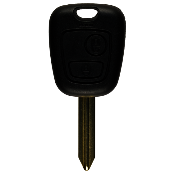 Schlüsselhülle mit 2 Tasten für Citroen mit SX9 Profil