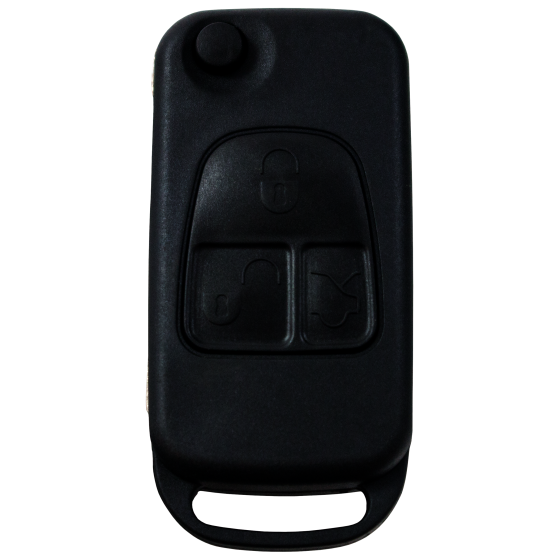 Flip key Shell with 3 buttons for Mercedes Benz Infrared key HU64