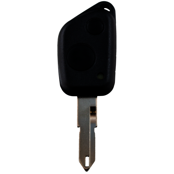 Key shell with 2 buttons for Peugeot NE72