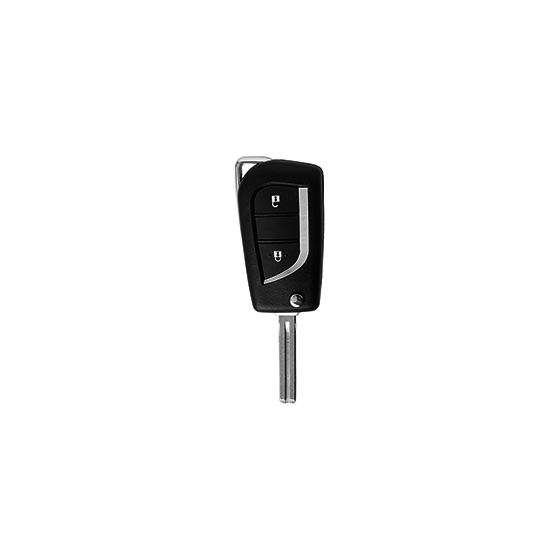 Silca car key / flip key blank TOY49R25 for Toyota, Citroen and Peugeot