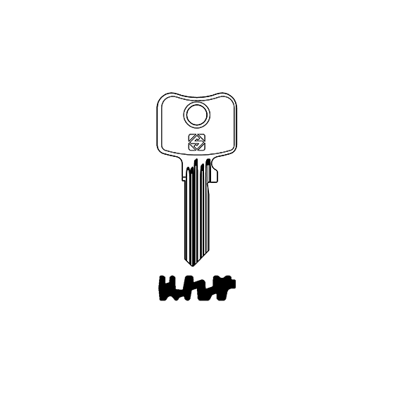 Silca Schlüsselrohling WK99 für WILKA