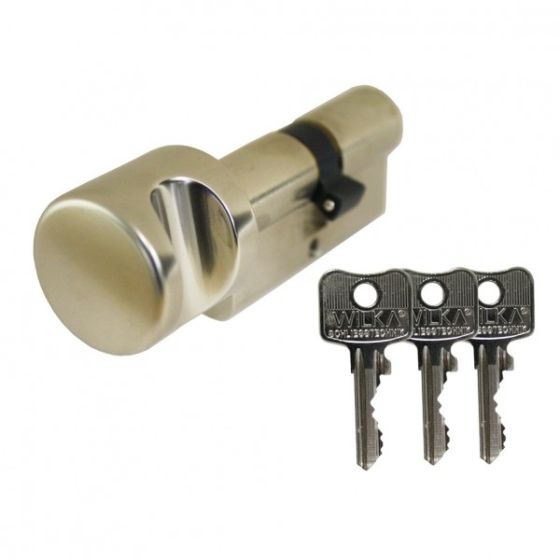 WILKA Double profile cylinder series 1483 with knob