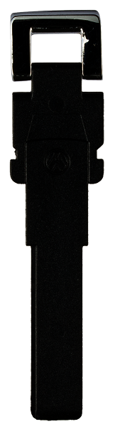 Auto Notschlüssel-Ersatzklinge, Metall/Kunststoff - Für Fahrzeugschlüssel 2006-2011, Ungeschnitten, Schwarz