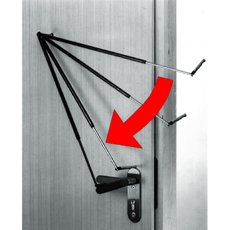 Türklinken-Werkzeug Lock-Off - Öffnung über den Türspion - Zieh