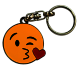 Smiley Schlüsselanhänger Emoji Kuss stabil