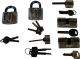 6 different transparent locks for Lockpicking