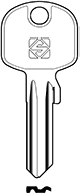 Schlüsselrohling BAI1 - Stahl