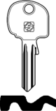 Schlüsselrohling BAI7 für BASI