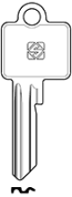 Schlüsselrohling BK15 - Stahl