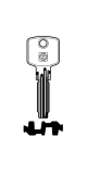 Silca Bohrmulden- / Schlüsselrohling CS144  für CISA in Messing
