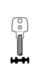 Silca dimple key blank CS48 - 20 for Abus / CISA (brass)