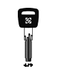 Silca Bohrmuldenschlüssel CS62 Profil mit Plastikkopf