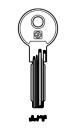 Silca Schlüsselrohling Bohrmulde CS70 für CISA