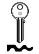 Schlüsselrohling für EVVA EV3 - Stahl