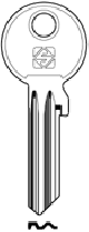 Schlüsselrohling EV69X - Stahl