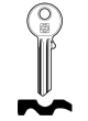 Schlüsselrohling  für GEGE GE106 - Stahl