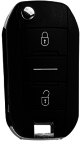Silca HU83R30 flip key for Citroen and Peugeot (PSA)