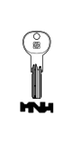 Silca dimple key blank IE37-4 for ISEO R6 (brass)