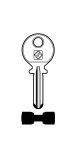 Silca Bohrmulden- / Schlüsselrohling KA9 für KABA in Messing