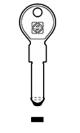 Schlüsselrohling KE19 für KESO mit Omega Funktion