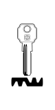 Silca Bohrmulden- / Schlüsselrohling LC14R für LINCE in Messing