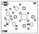Bohrschablone für elektronische Schlösser: S&G 6120 / Amsec KPL2000