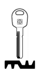 Silca Bohrmulden- / Schlüsselrohling MSL5R für Master-Lock in Messing