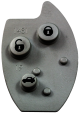 Rubber replacement buttons for Citroen / Peugeot remotes