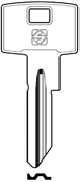 Key blank PHF4R - Steel